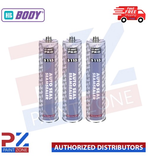 3x HB Body S115 Seam Sealer Cartridge K Car Body Sealer 300ML Air Drying System